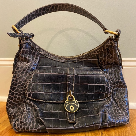 Dooney & Bourke Handbags - Dooney & Bourke croco collection shoulder bag